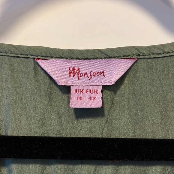 Monsoon Women’s Green Floral Dress - Picture 2 of 10